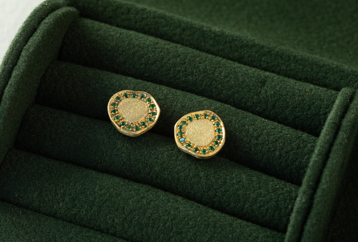 עגילי סטאר - אמרלד