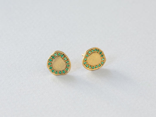 עגילי סטאר - אמרלד