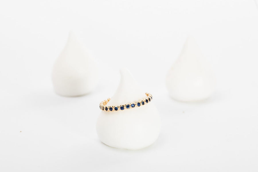 Blue Sapphire Ring Set
