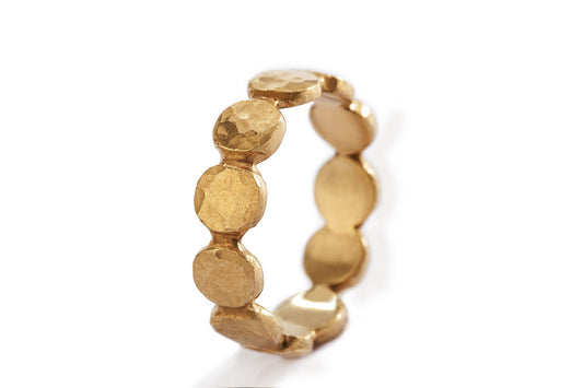 טבעת נישואים עיגולי זהב - בייבי - לארג׳