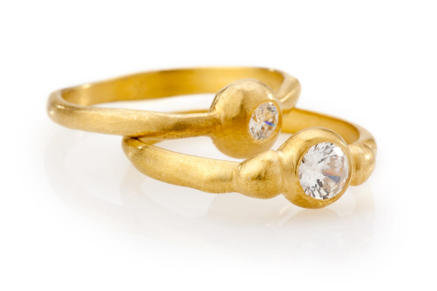 טבעת אירוסין - יהלום - גומות אליזבט