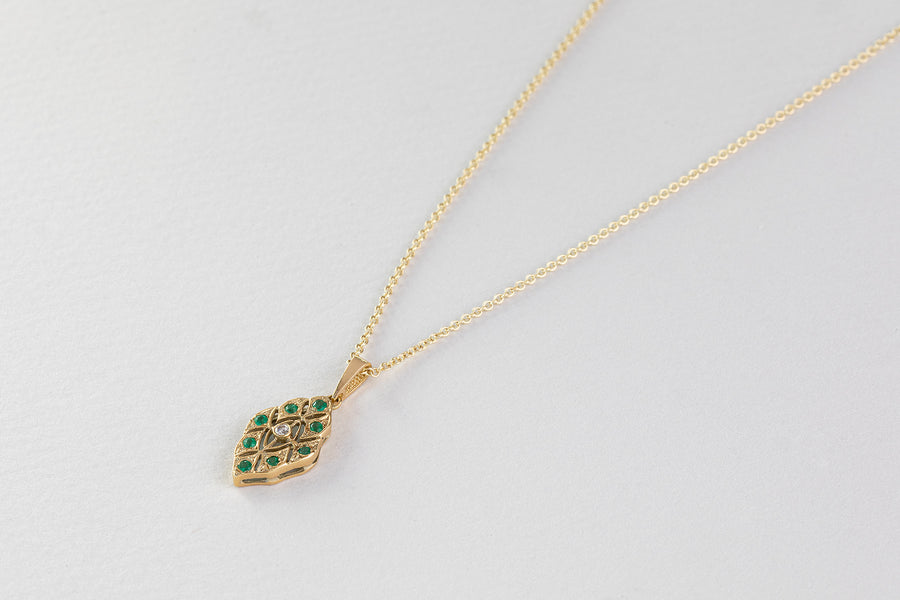 Emerald Vintage Necklace