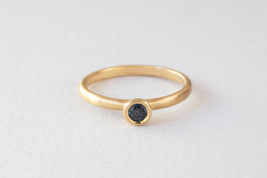 טבעת זהב - רומא - ספיר