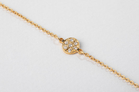 צמיד זהב ויהלומי מעבדה - נגה סטאר