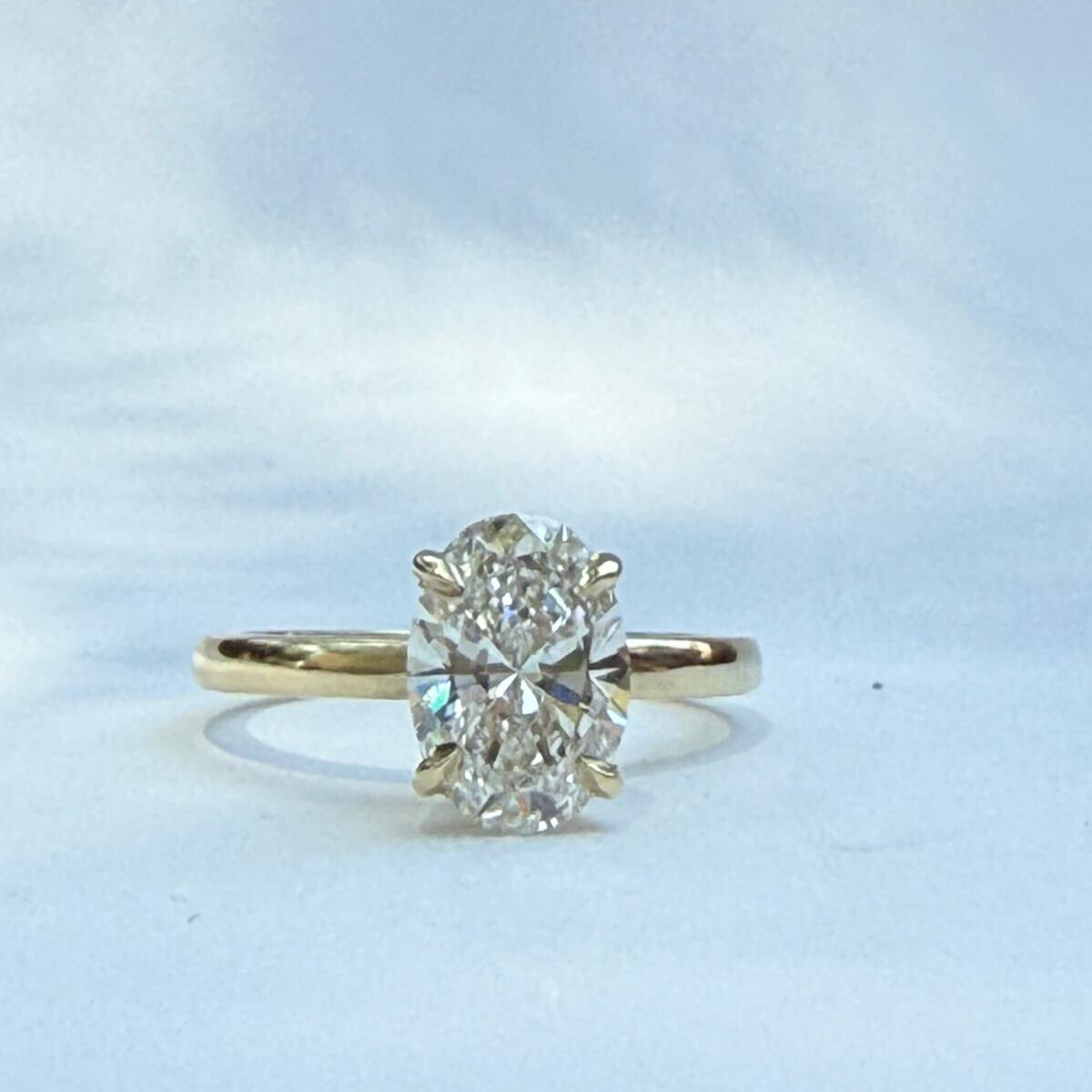 טבעת אירוסין יהלום מעבדה -מאי