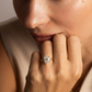 טבעת אירוסין - דניאלה -  יהלום מעבדה