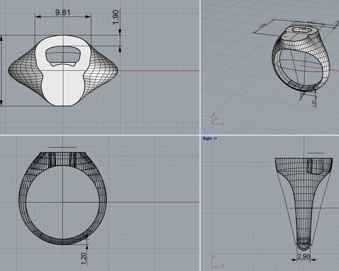 טבעת קרוספיט בעיצוב אישי בזהב 14 קראט משובצת יהלומים , ספיר ואמטיסט. מתנה מיוחדת לאישה