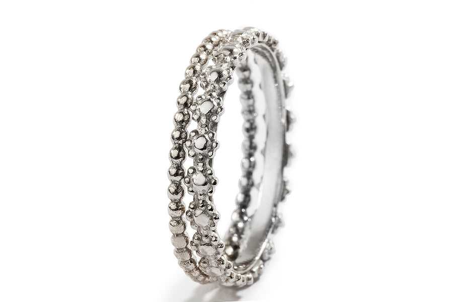 Flower & Beads Ring
