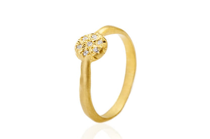 טבעת יהלומים גולמית - סטארז