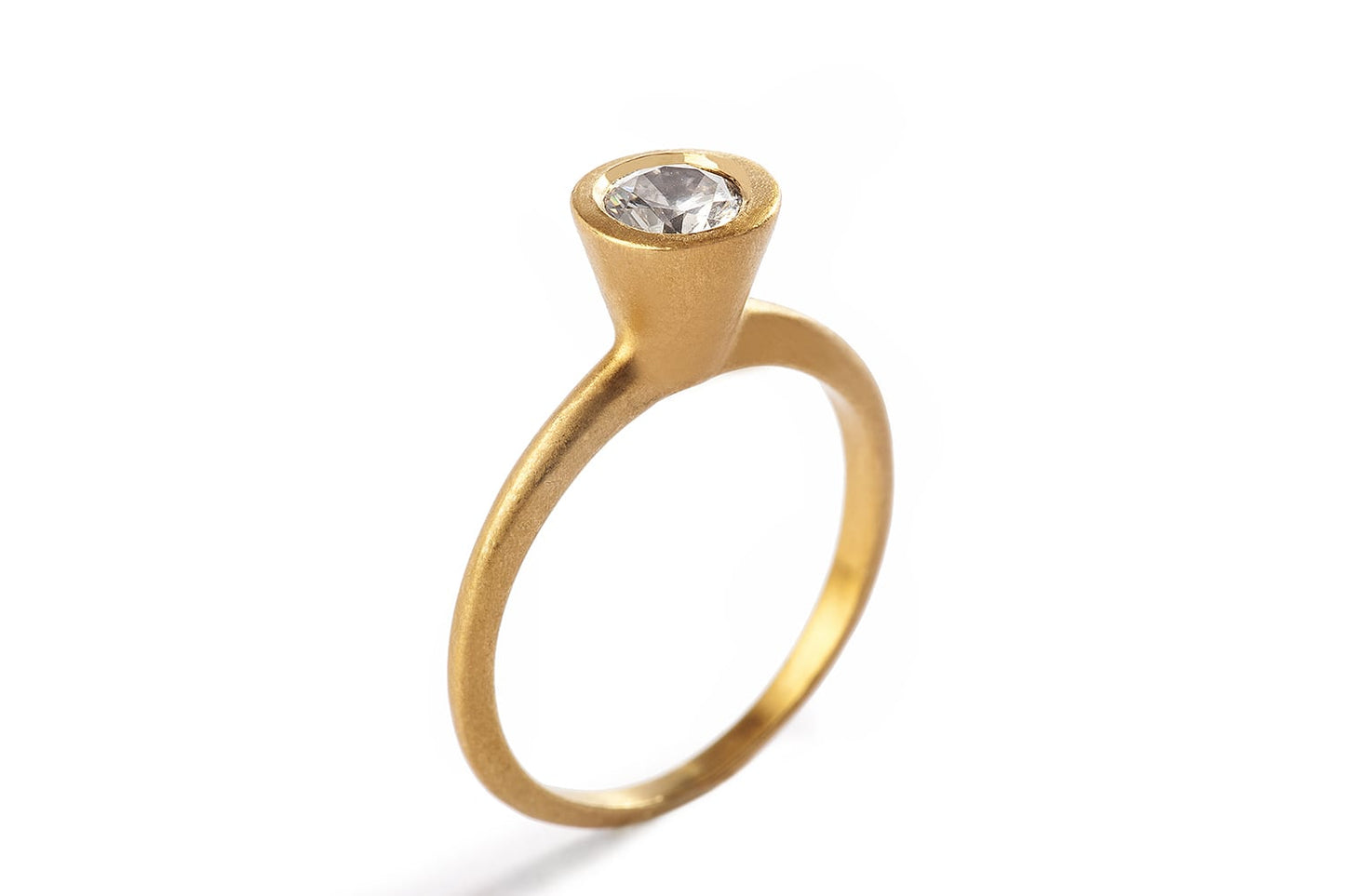 טבעת אירוסין - ברבור - יהלום מעבדה