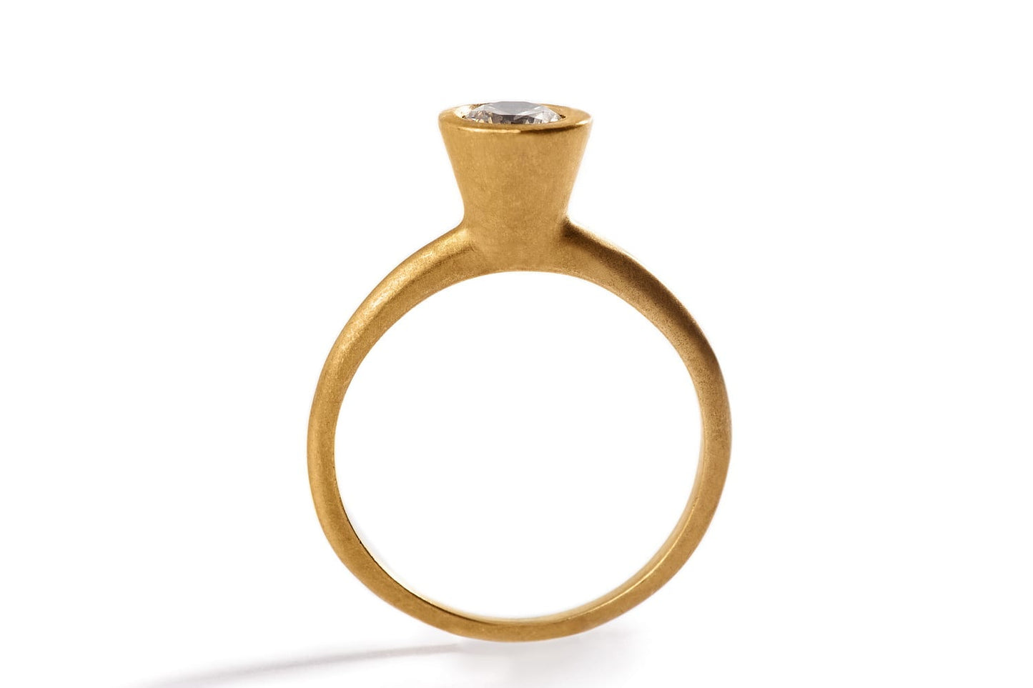 טבעת אירוסין - ברבור - יהלום מעבדה