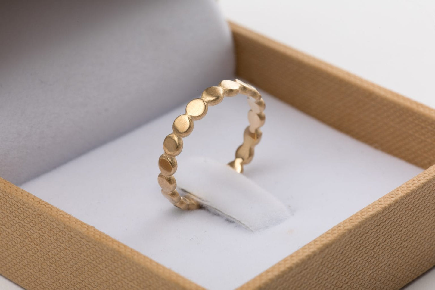 טבעת עיגולי זהב - בייבי מיני