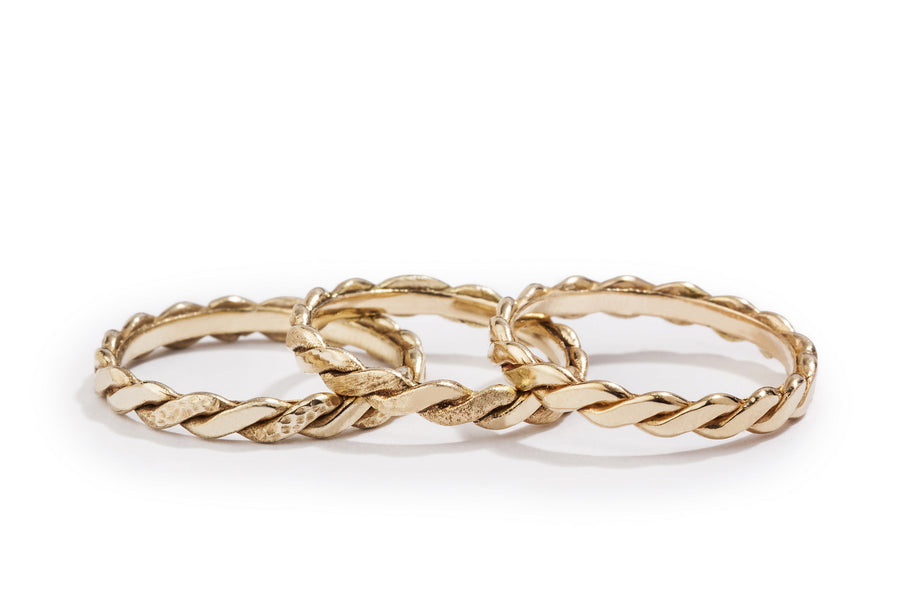 Braided Ring - Textured