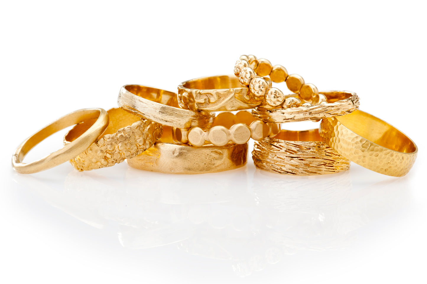 טבעת נישואים עיגולי זהב - בייבי