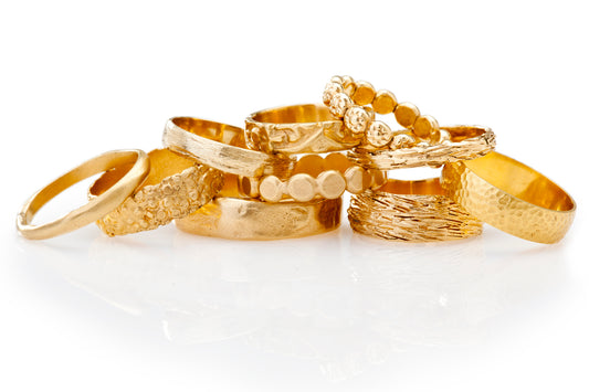 טבעת נישואים עיגולי זהב - בייבי