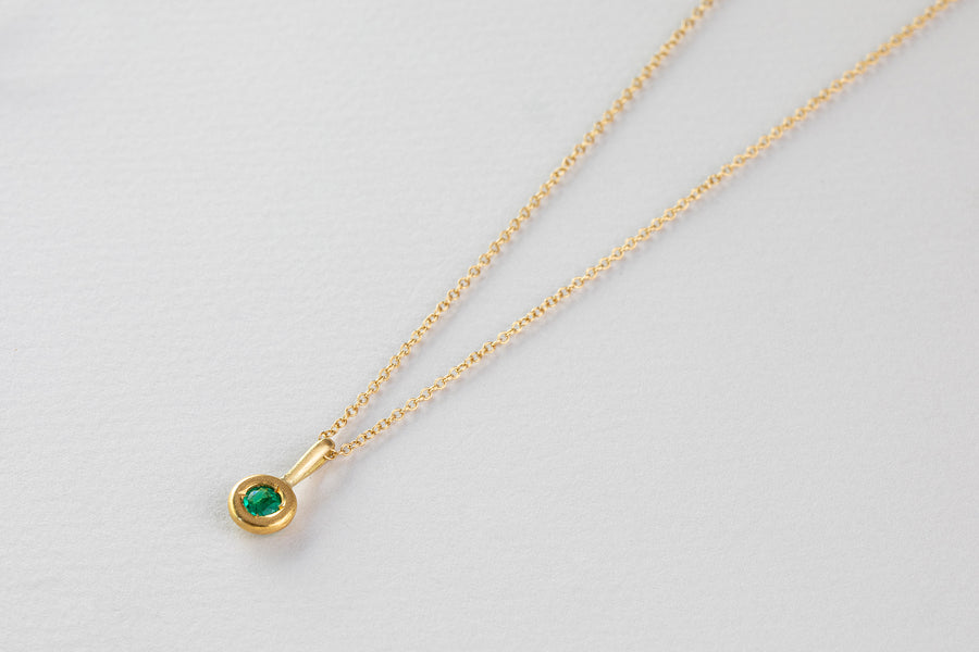 Sun Emerald Necklace