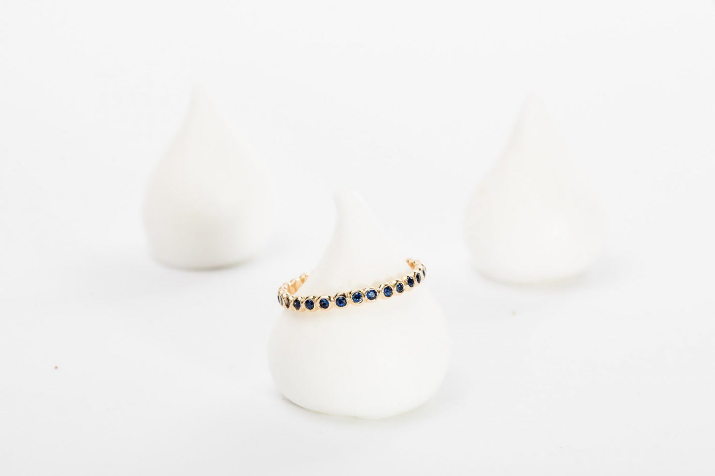 טבעת עיגולים - סופר מיני - ספיר