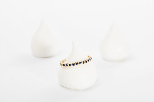 טבעת עיגולים - סופר מיני - ספיר