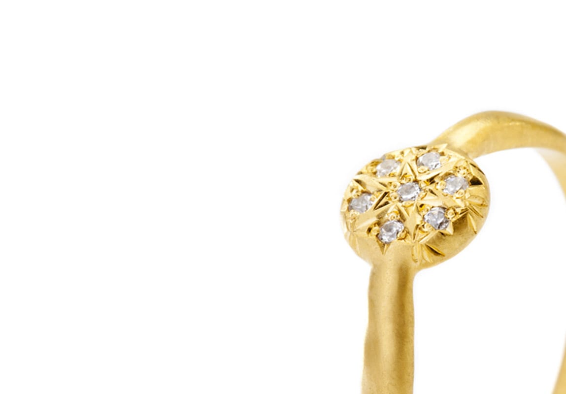 טבעת יהלומים גולמית - סטארז