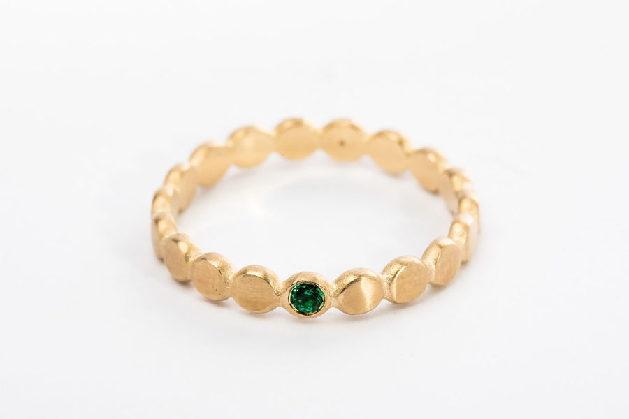 Baby Mini Ring - Emerald