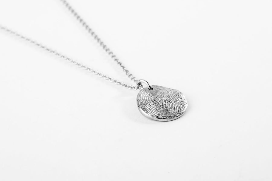 Round Fingerprint Necklace