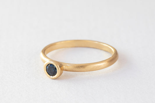 טבעת זהב - רומא - ספיר