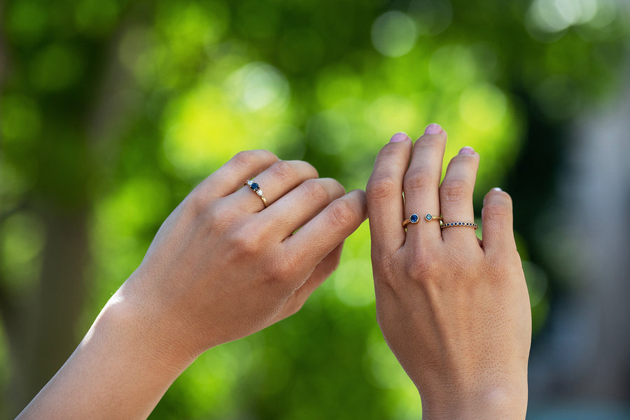 Sapphire Sofie Engagement Ring