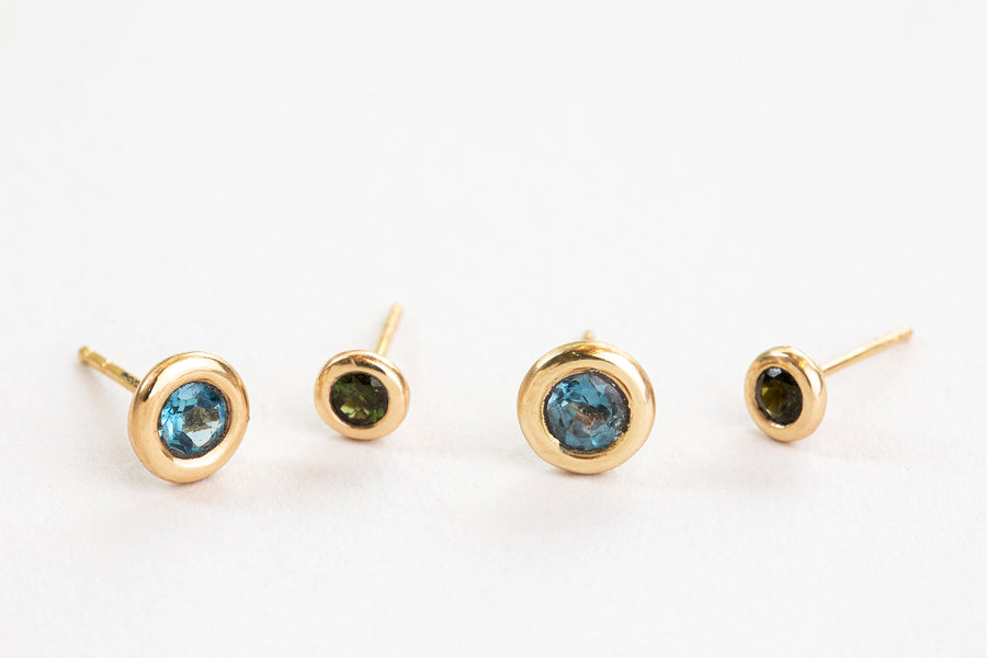 Tourmaline Bagel Earrings -s