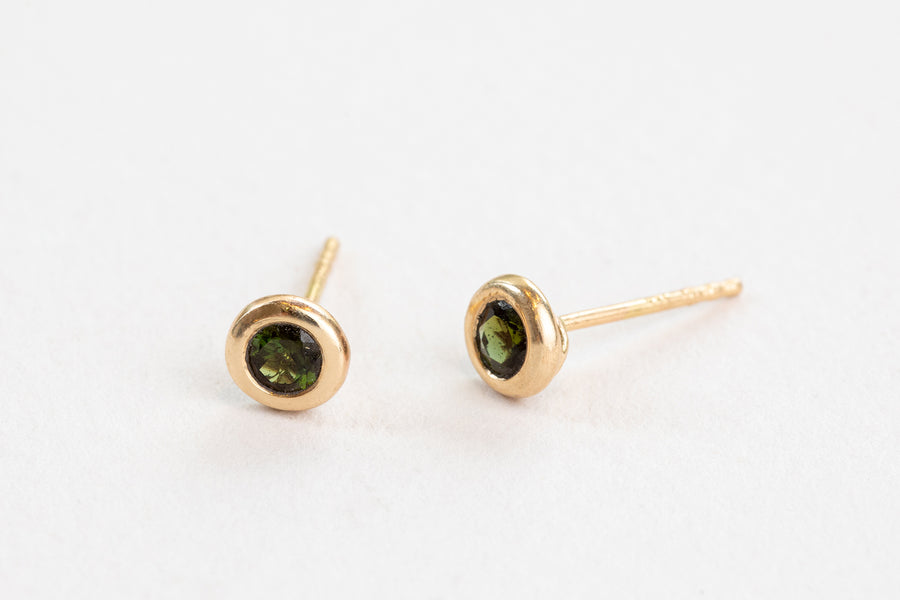 Tourmaline Bagel Earrings -s