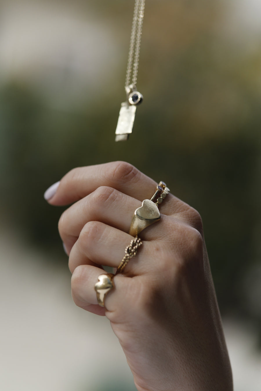 Big Heart Signet Ring