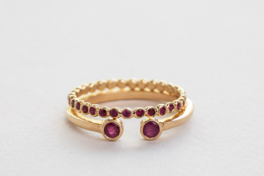 Super Mini Ruby Ring