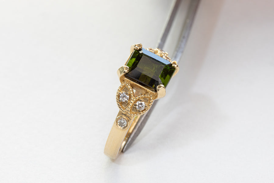 Cocktail Tourmaline Ring