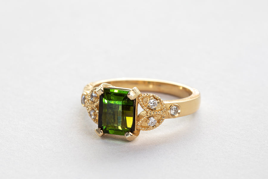 Cocktail Tourmaline Ring