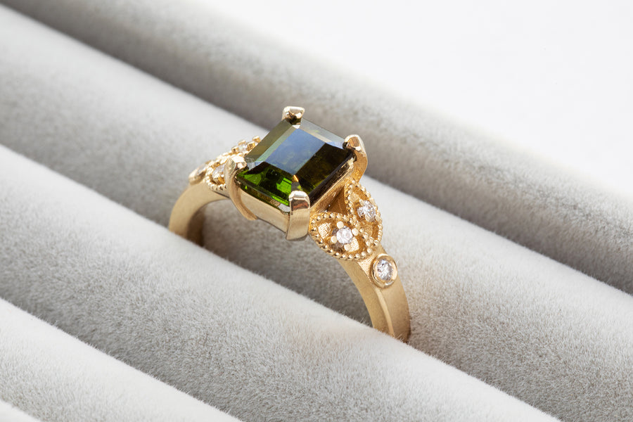 Cocktail Tourmaline Ring
